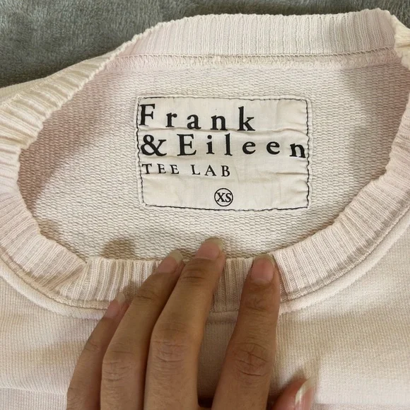 Frank & Eileen light pink tee lab knit pullover sweater - Picture 4 of 10